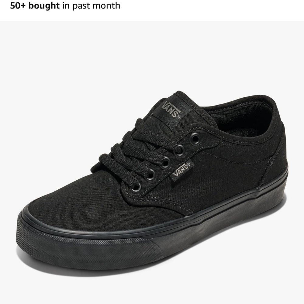 Vans women’s All-Black Canvas Sneaker